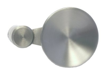Knopfteil aus Edelstahl, gekr�pfte Ausf�hrung, V2A